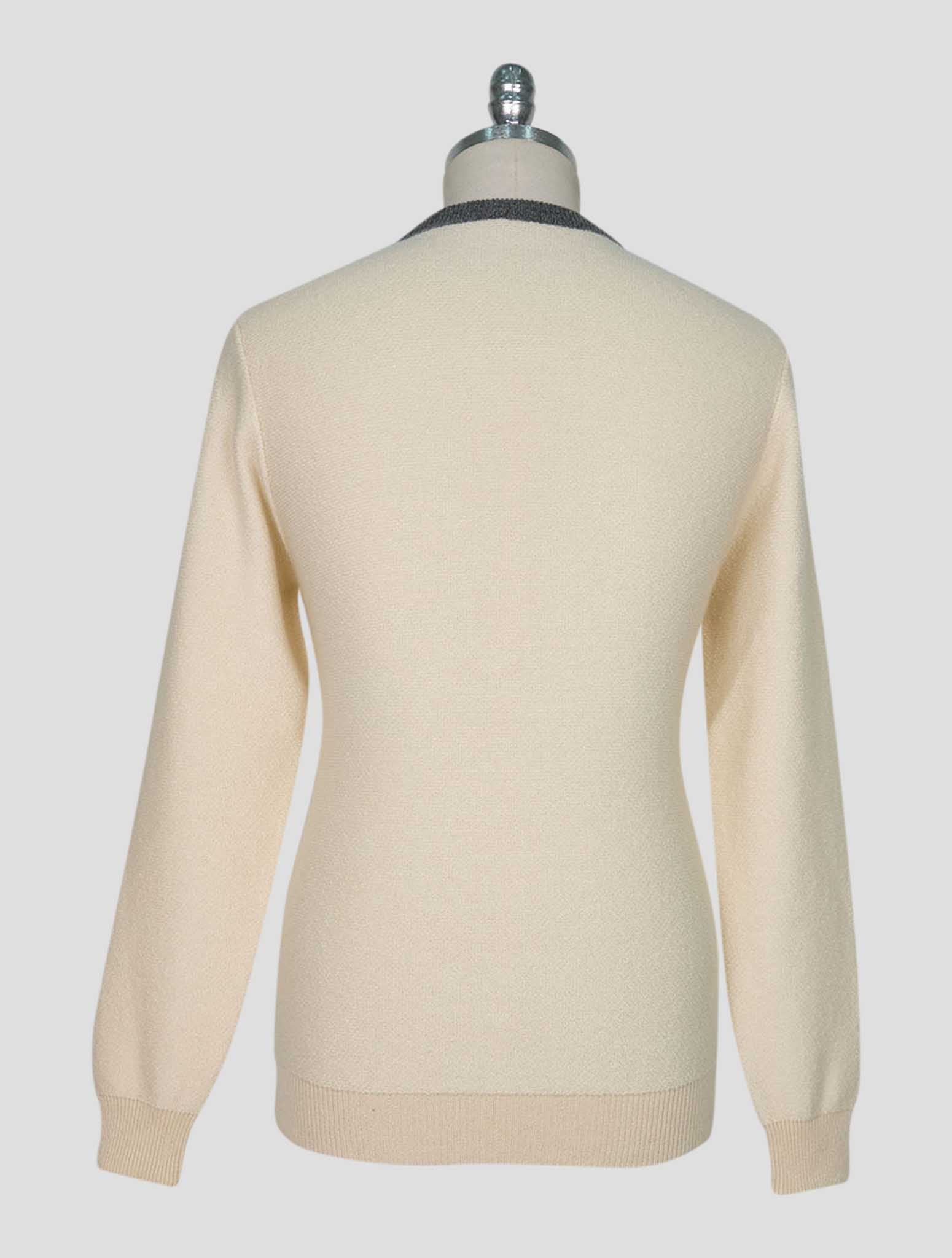 Kiton Gray Cashmere Sweater Crewneck