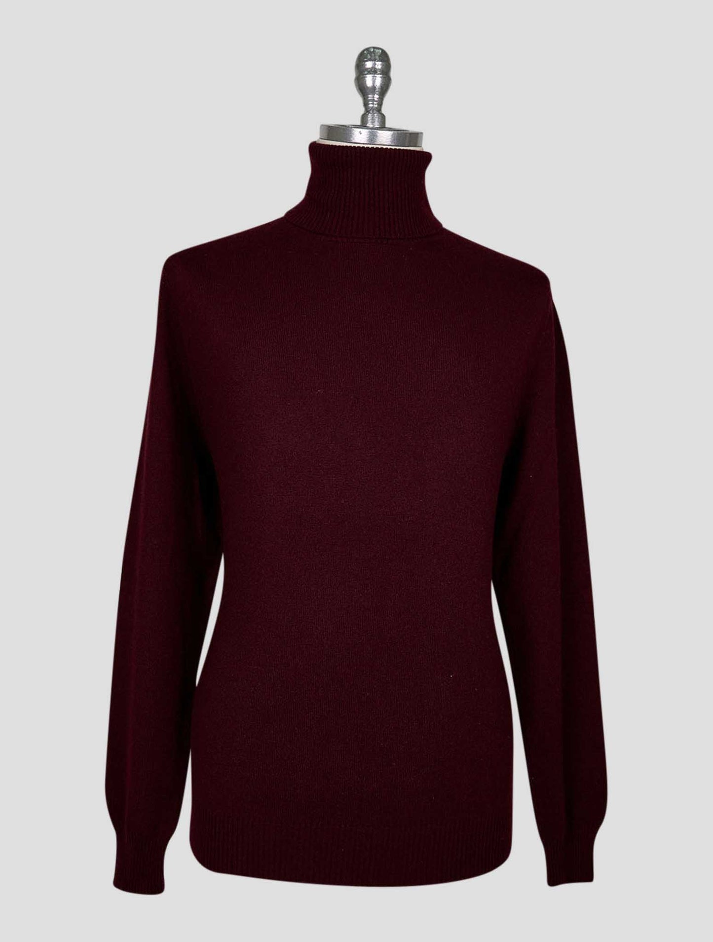 Kiton Burgundy Cashmere Sweater Turtleneck