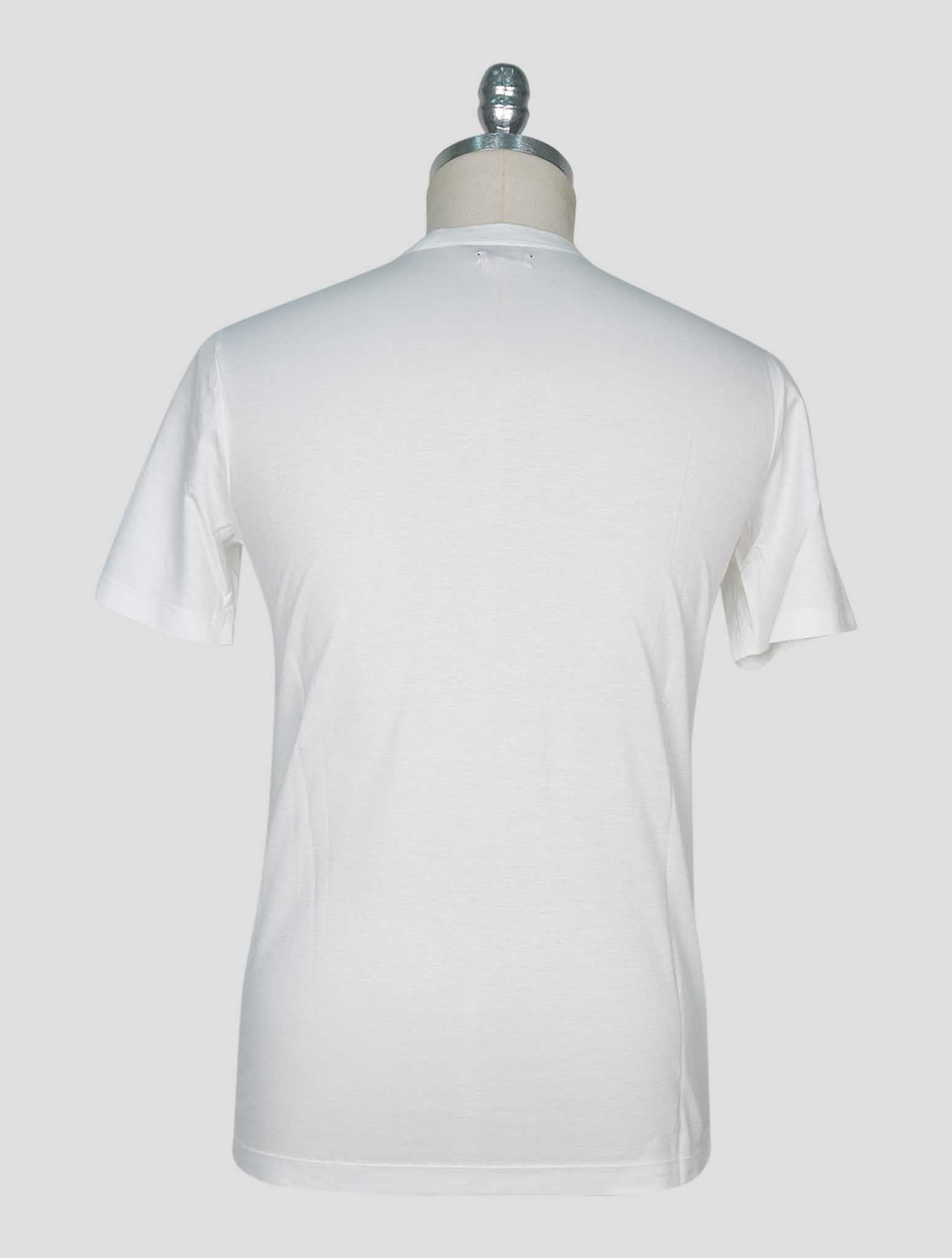 Kiton White Cotton T-Shirt