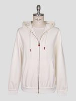 Kiton White Cotton Ea Tracksuit