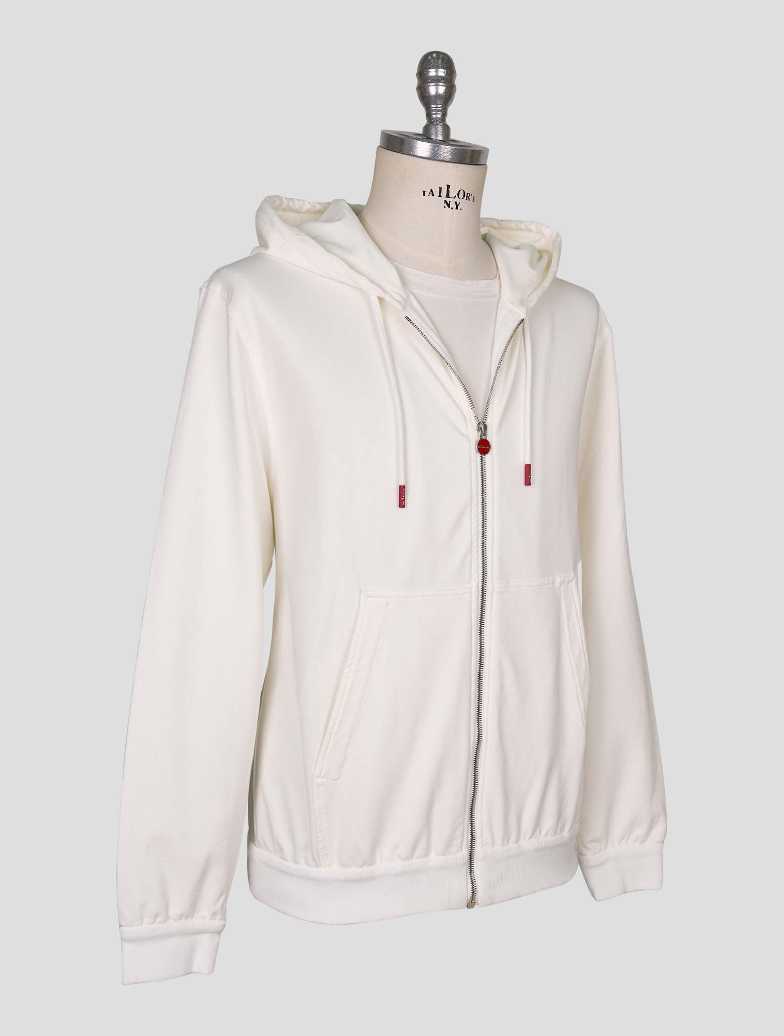 Kiton White Cotton Ea Tracksuit