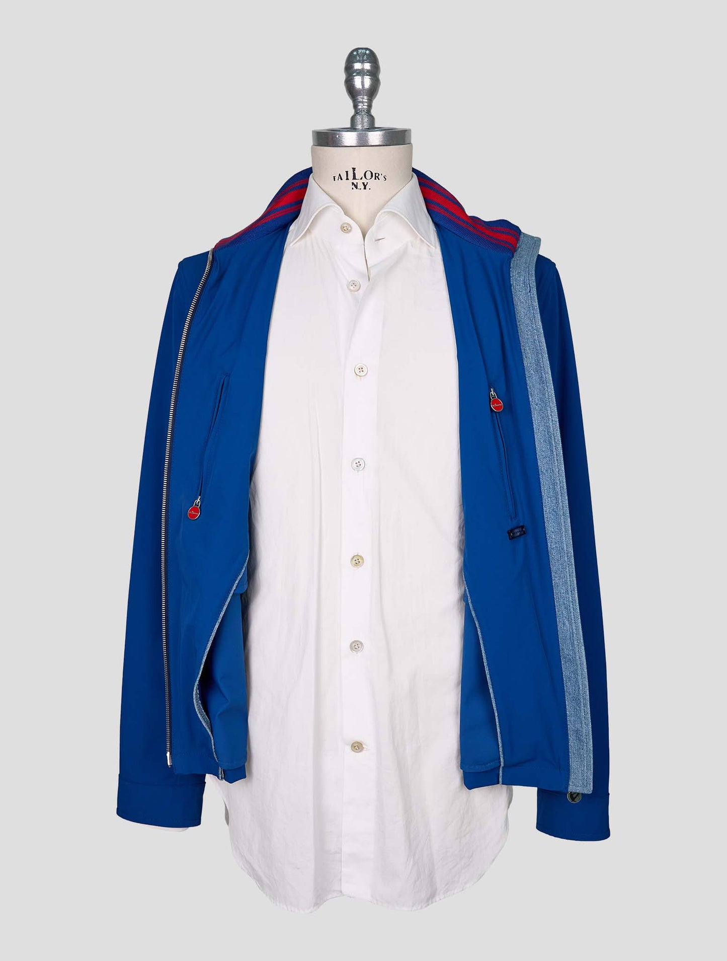 Kiton Blue Pa Ea Coat