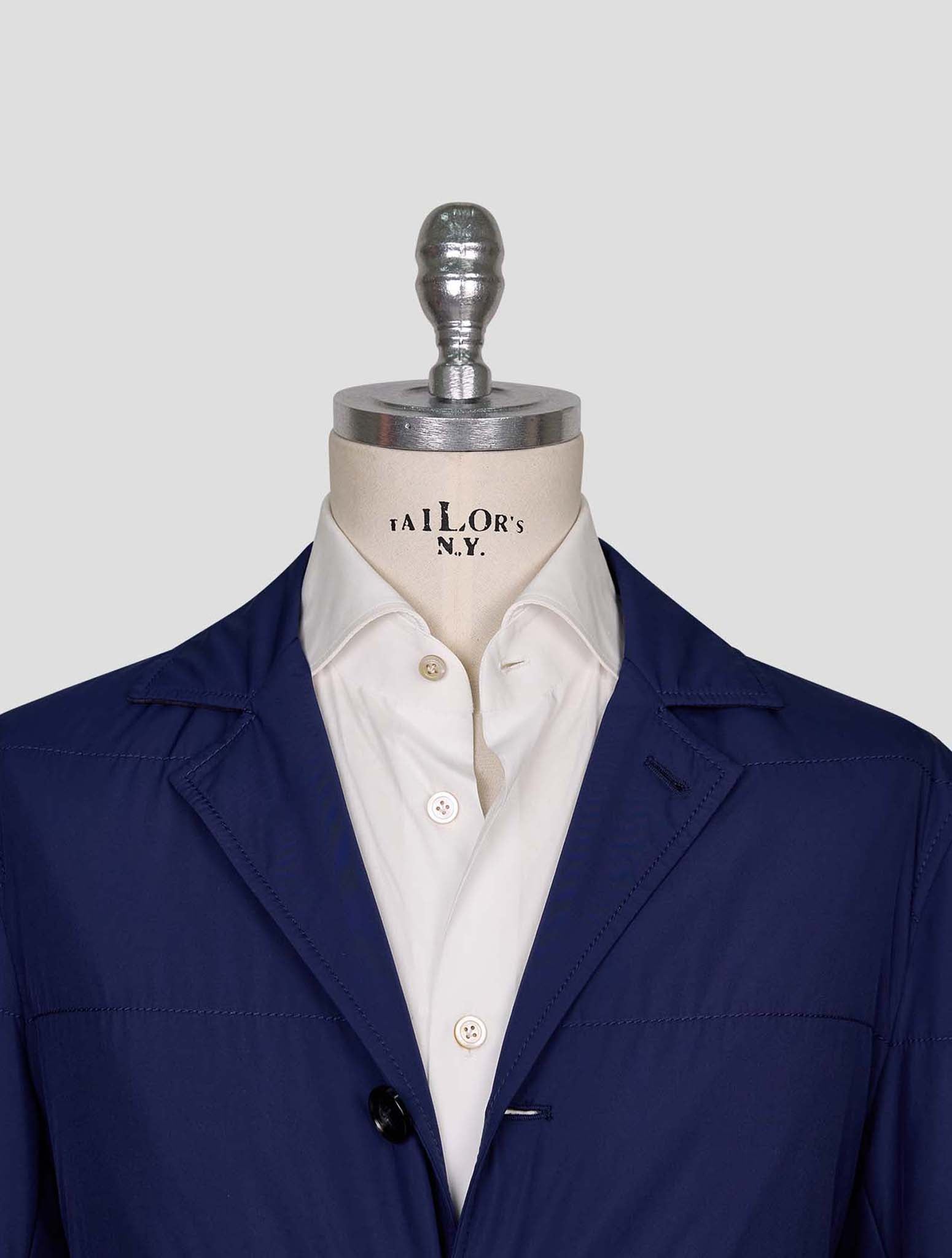Kiton Blue Pl Travel Coat
