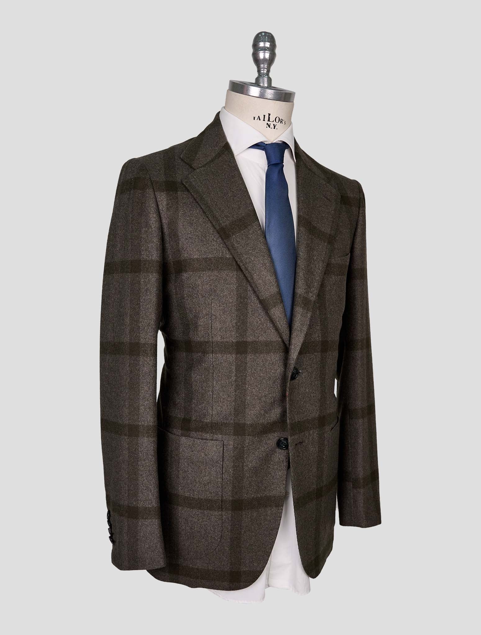 Kiton Green Cashmere Blazer
