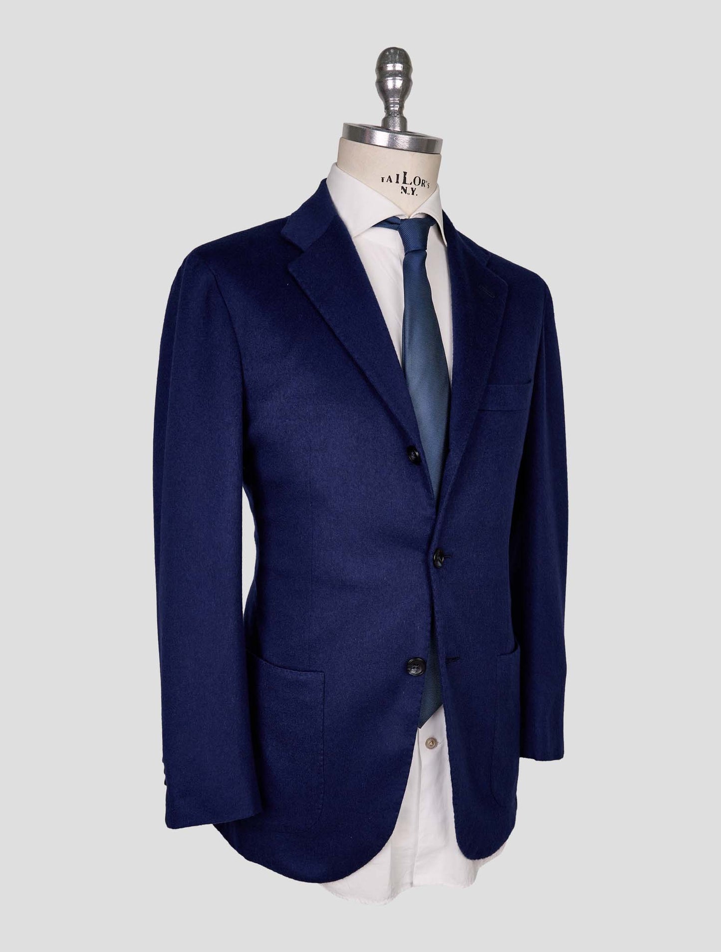 Kiton Blue Cashmere Pa Ea Blazer