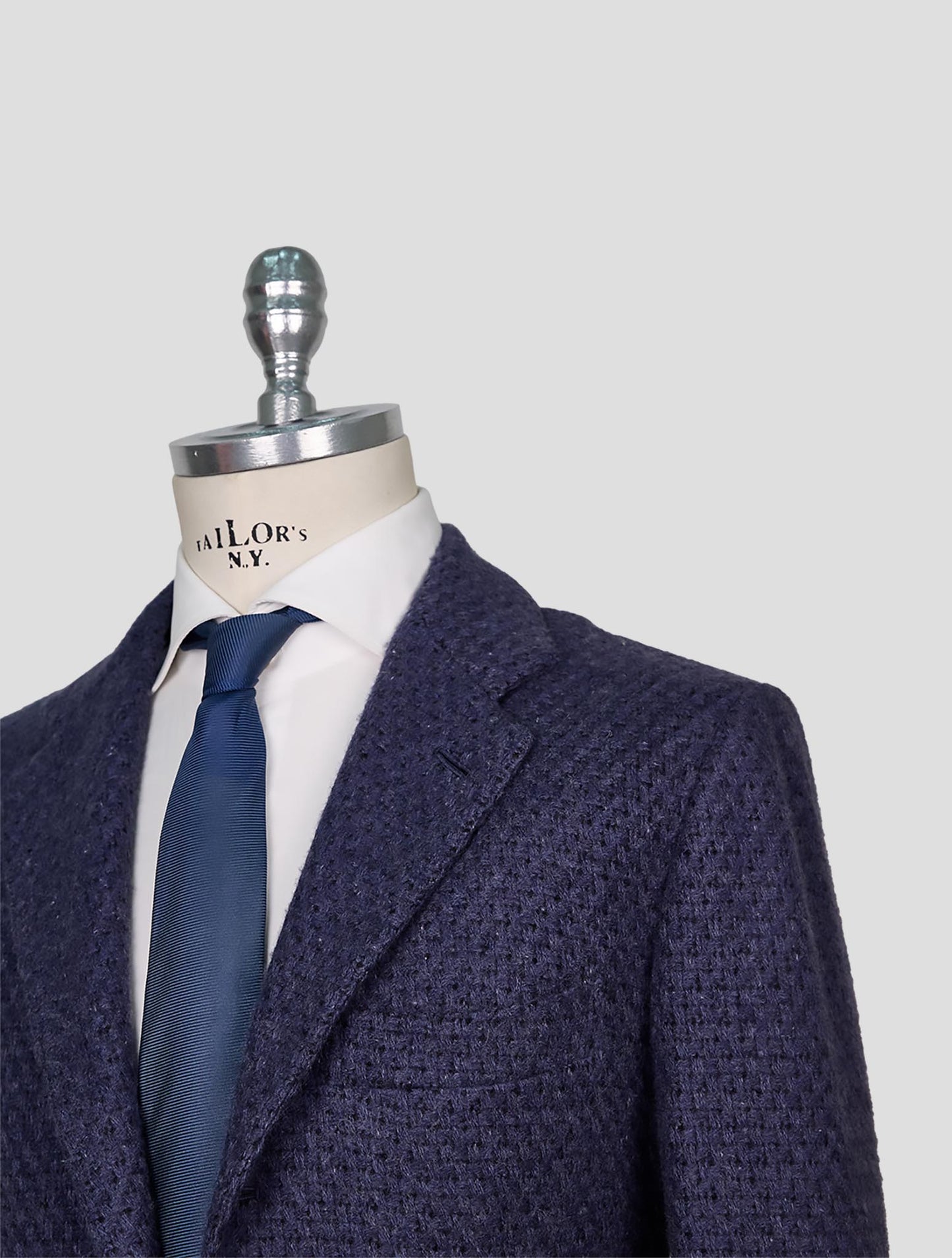 Kiton Blue Cashmere Blazer