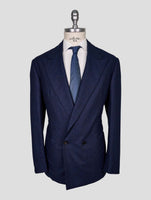 Kiton Blue Wool Blazer