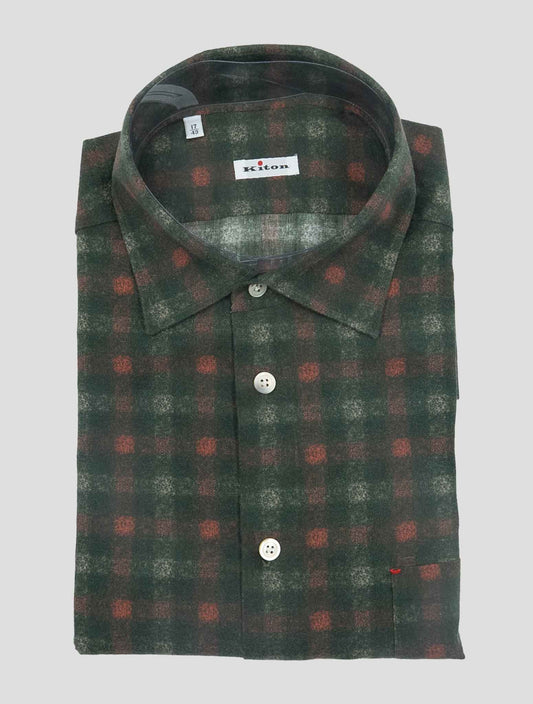 Kiton Multicolor Cotton Shirt Nerano
