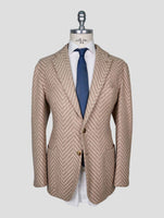 Kiton Brown Beige Cashmere Blazer