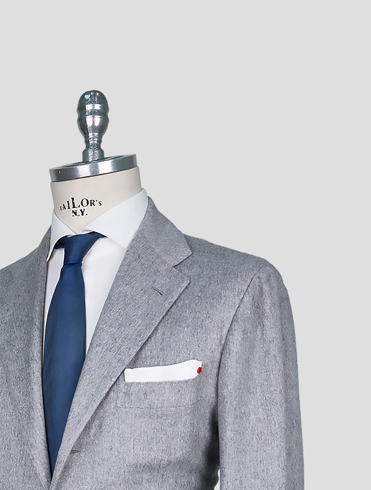 Kiton Gray Cashmere Pa Ea Blazer