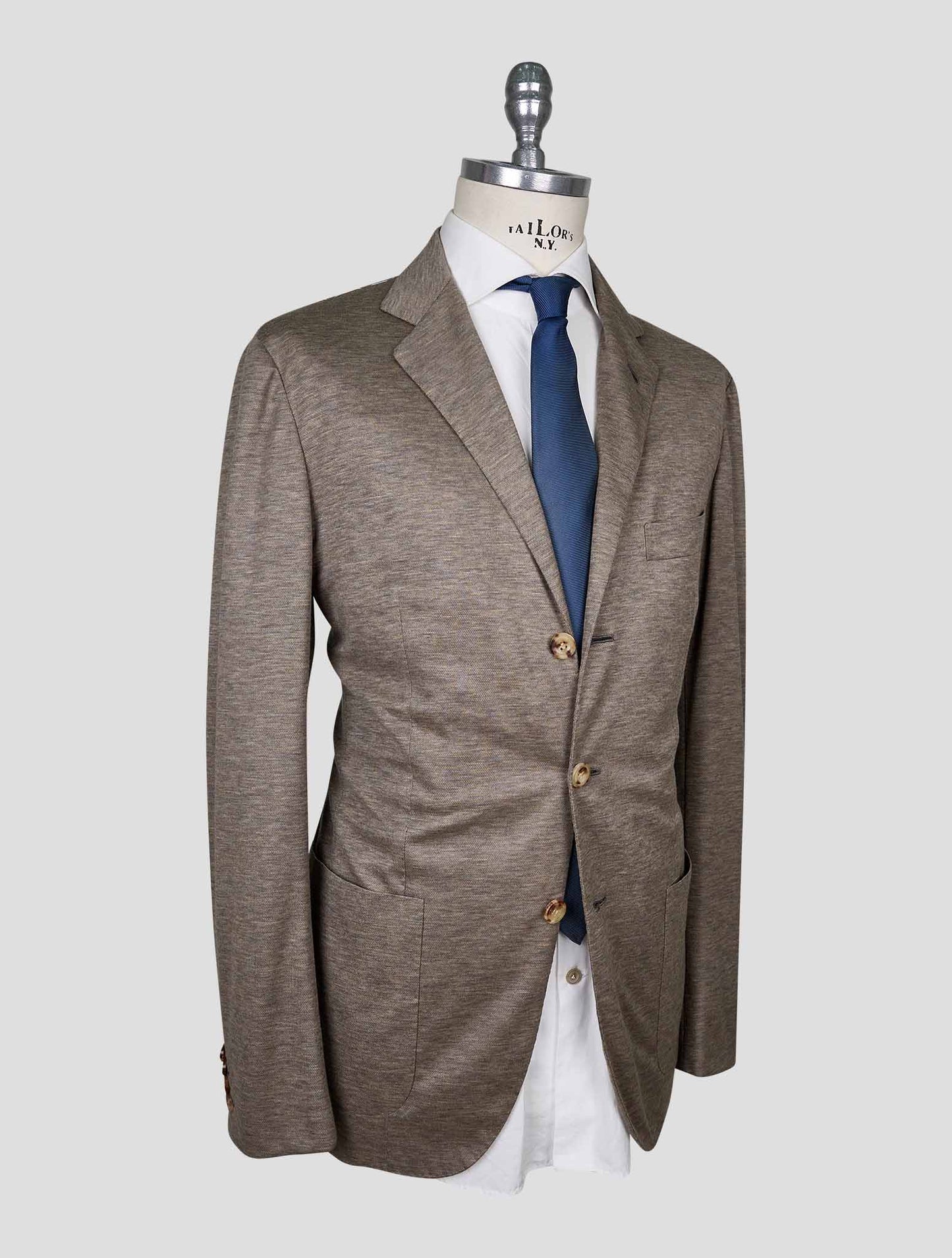 Kiton Beige Cashmere Blazer
