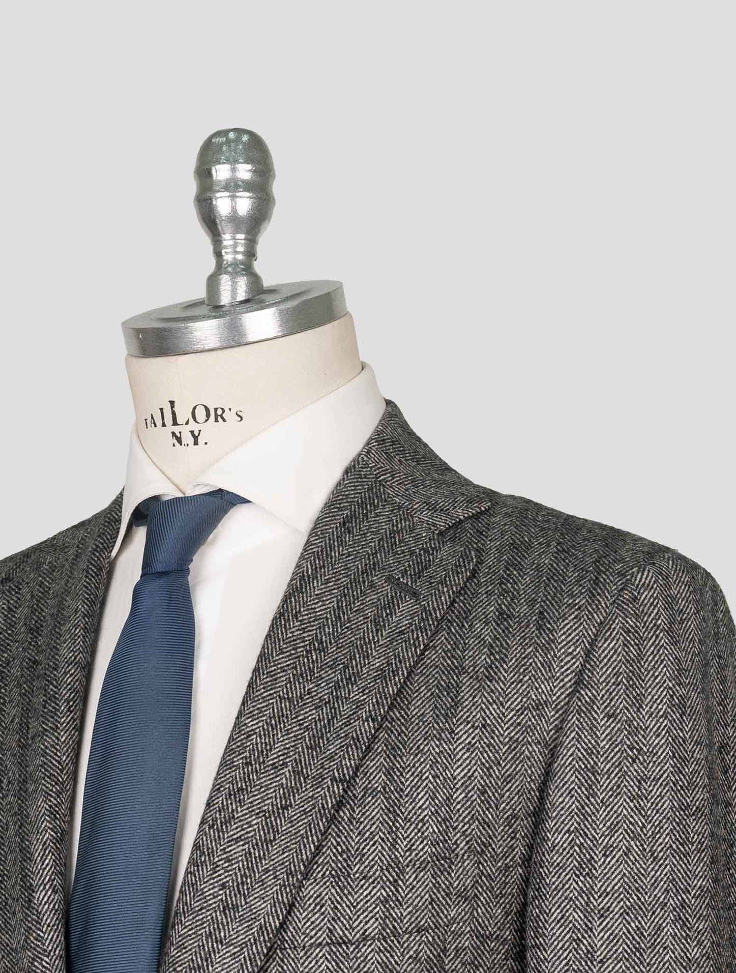 Kiton Gray Cashmere Blazer