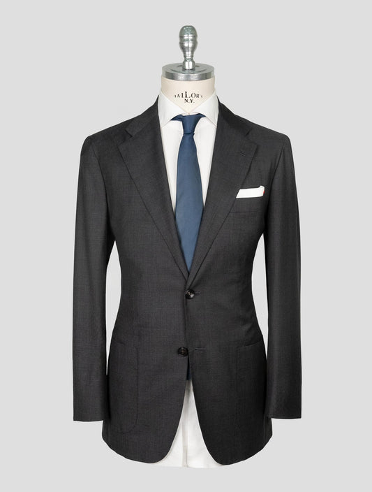Kiton Gray Wool Suit