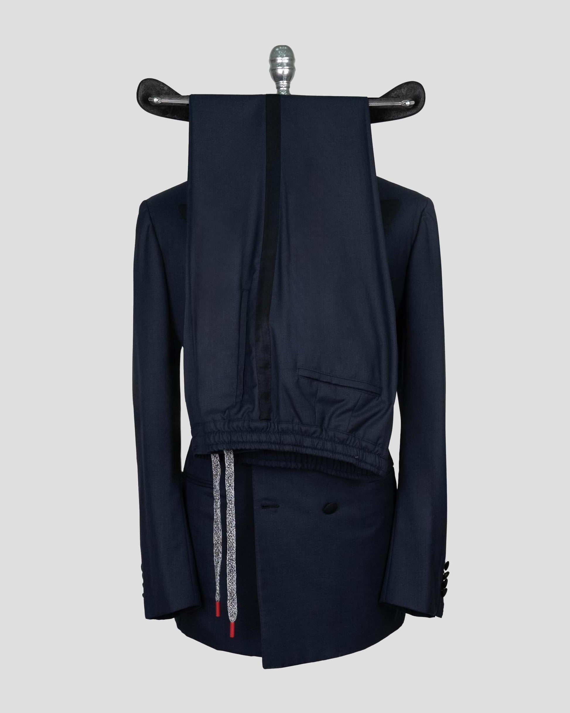 Kiton Black Wool 14 Micron Smoking Suit