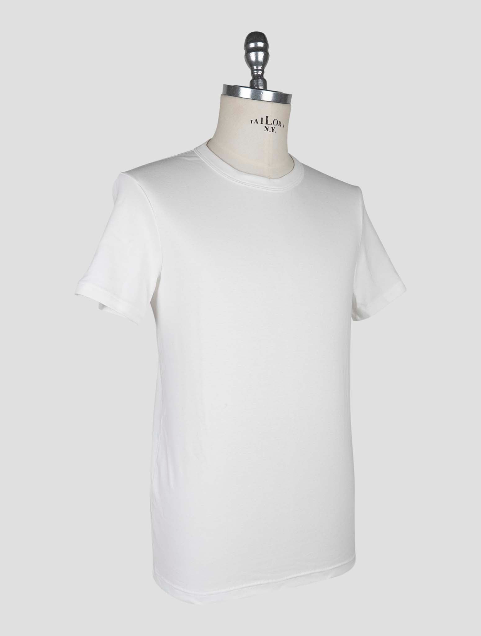 Kiton White Cotton Ea Underwear Shirt
