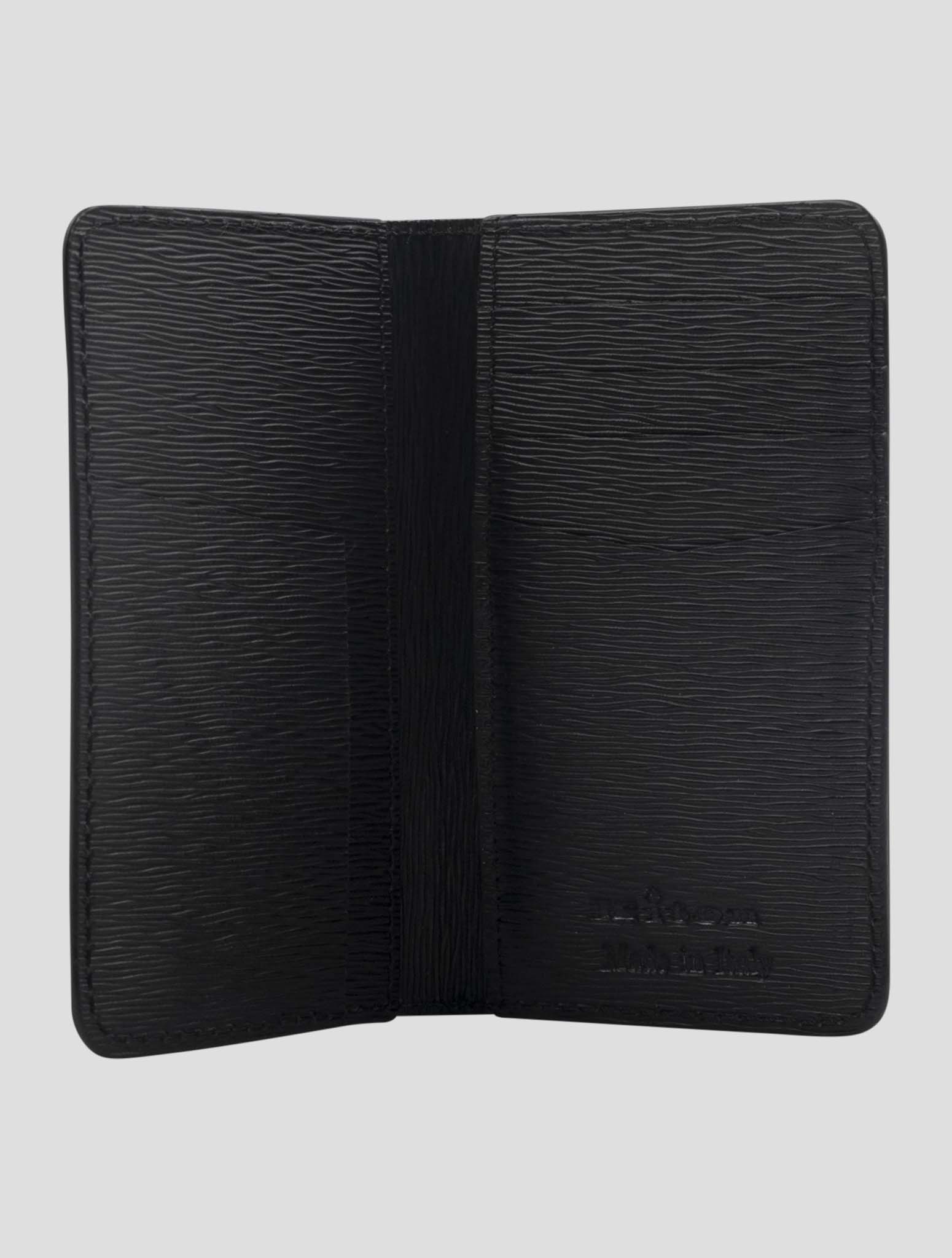 Kiton Black Leather Wallet
