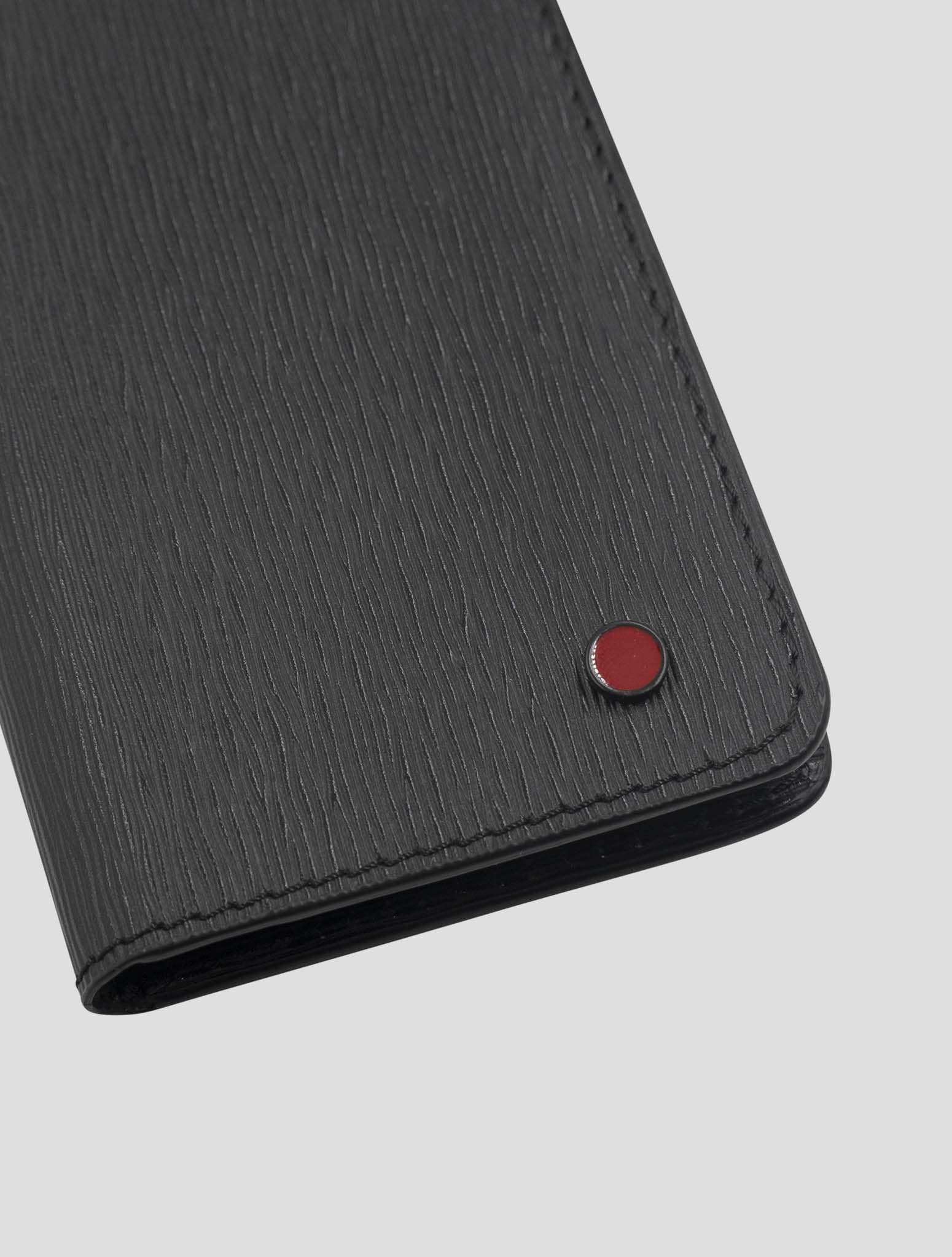 Kiton Black Leather Wallet