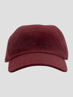 Kiton Burgundy Cashmere Baseball Cap