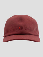 Kiton Burgundy Cashmere Baseball Cap