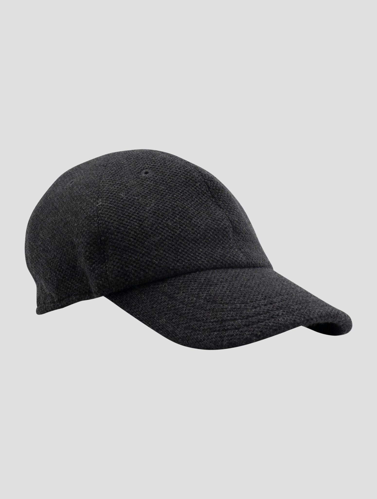 Kiton Gray Cashmere Baseball Cap