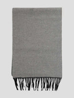 Kiton Gray Cashmere Scarf 35x180