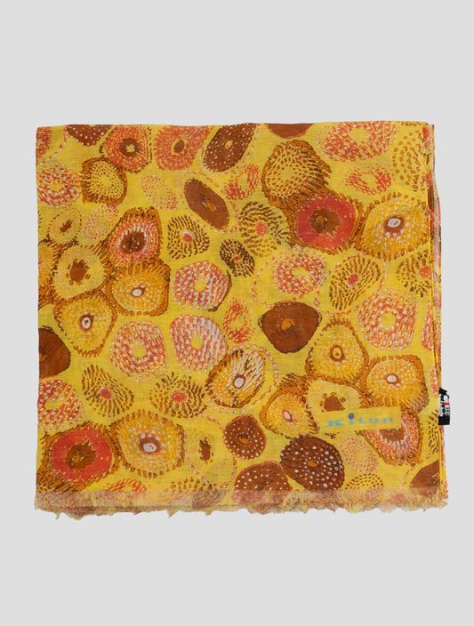 Kiton Multicolor Linen Scarf 65x180