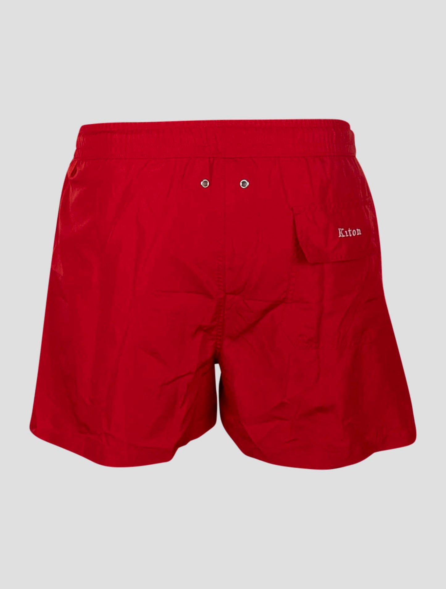 Kiton Red Pl Swim Trunks