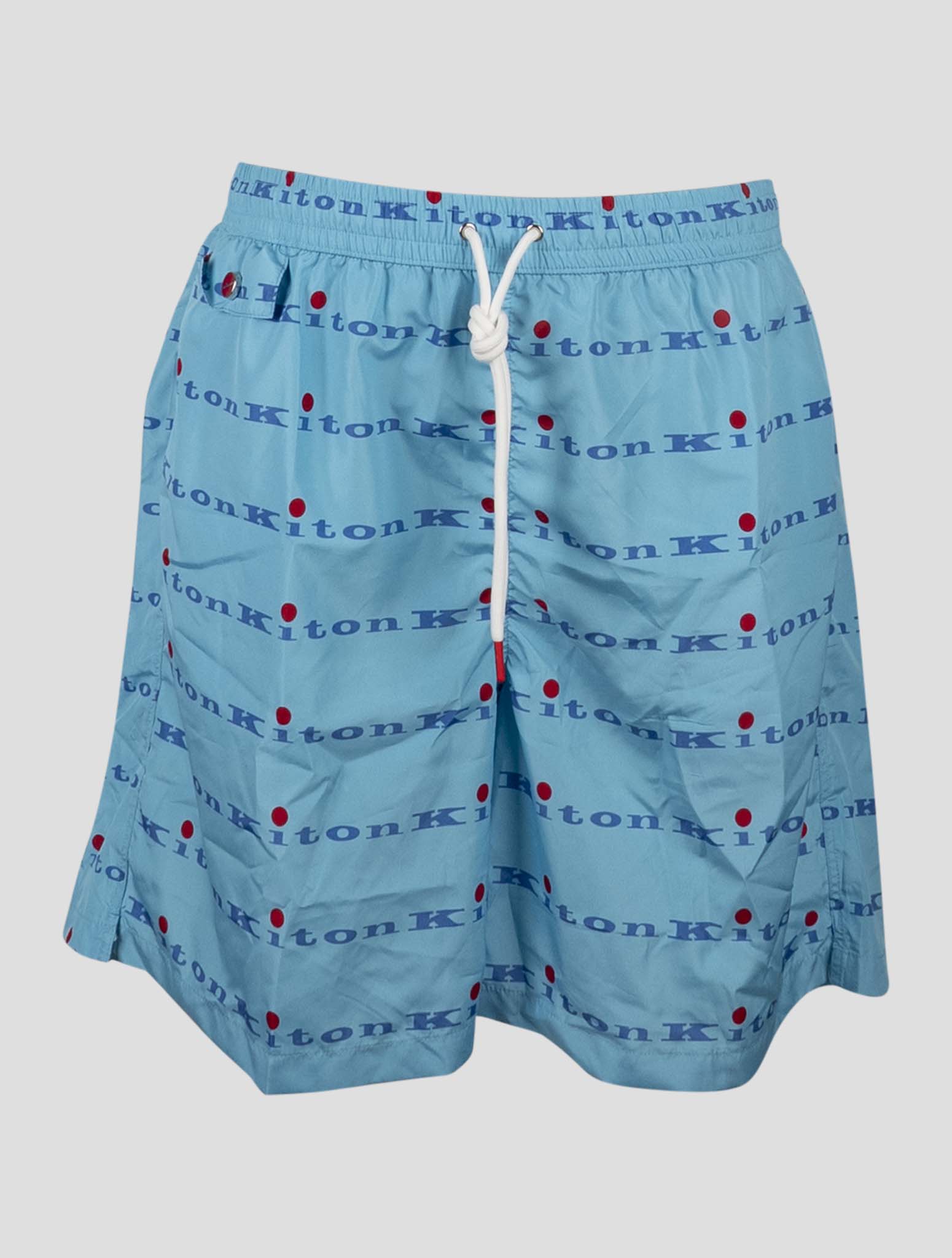 Kiton Light Blue Pl Swim Trunks