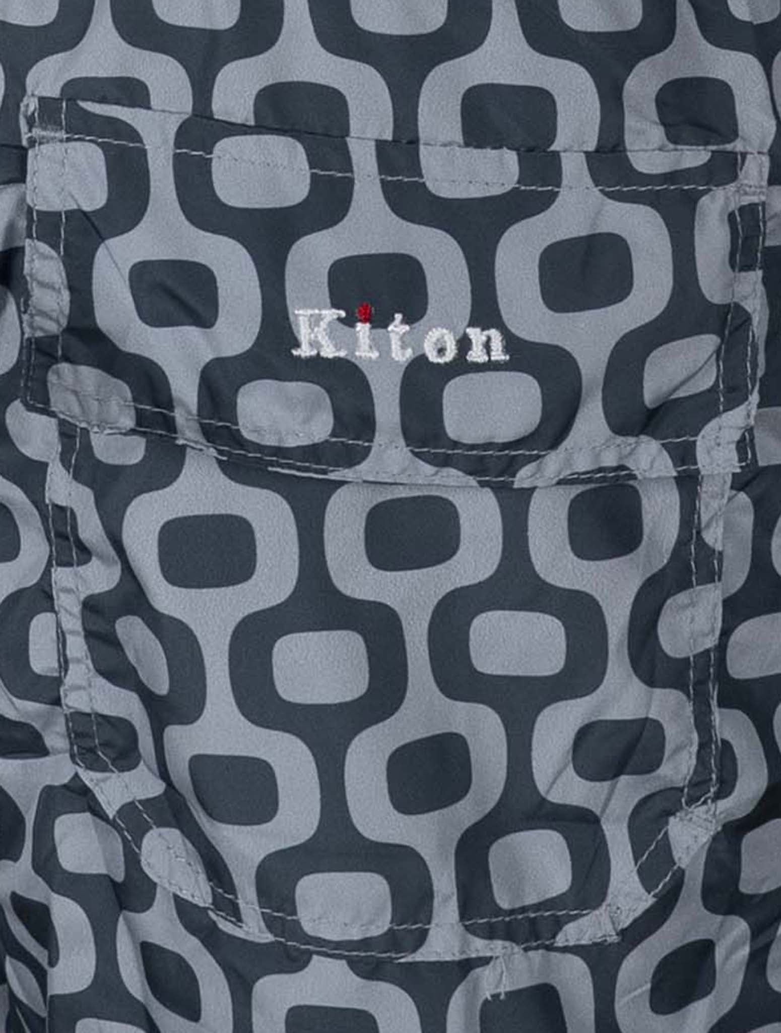 Kiton Dark Gray Pl Swim Trunks