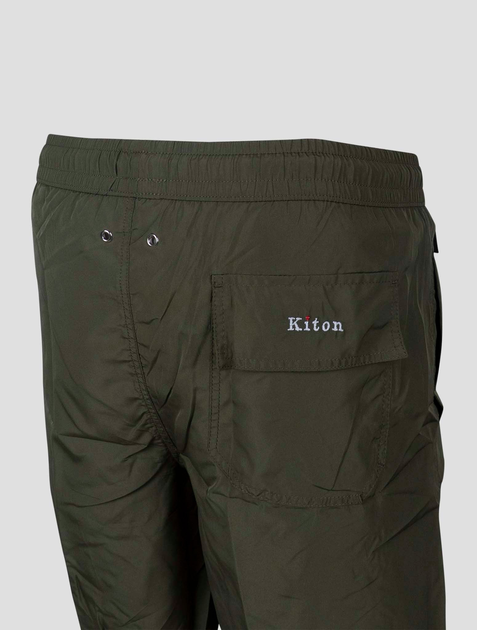 Kiton Green Pl Swim Trunks