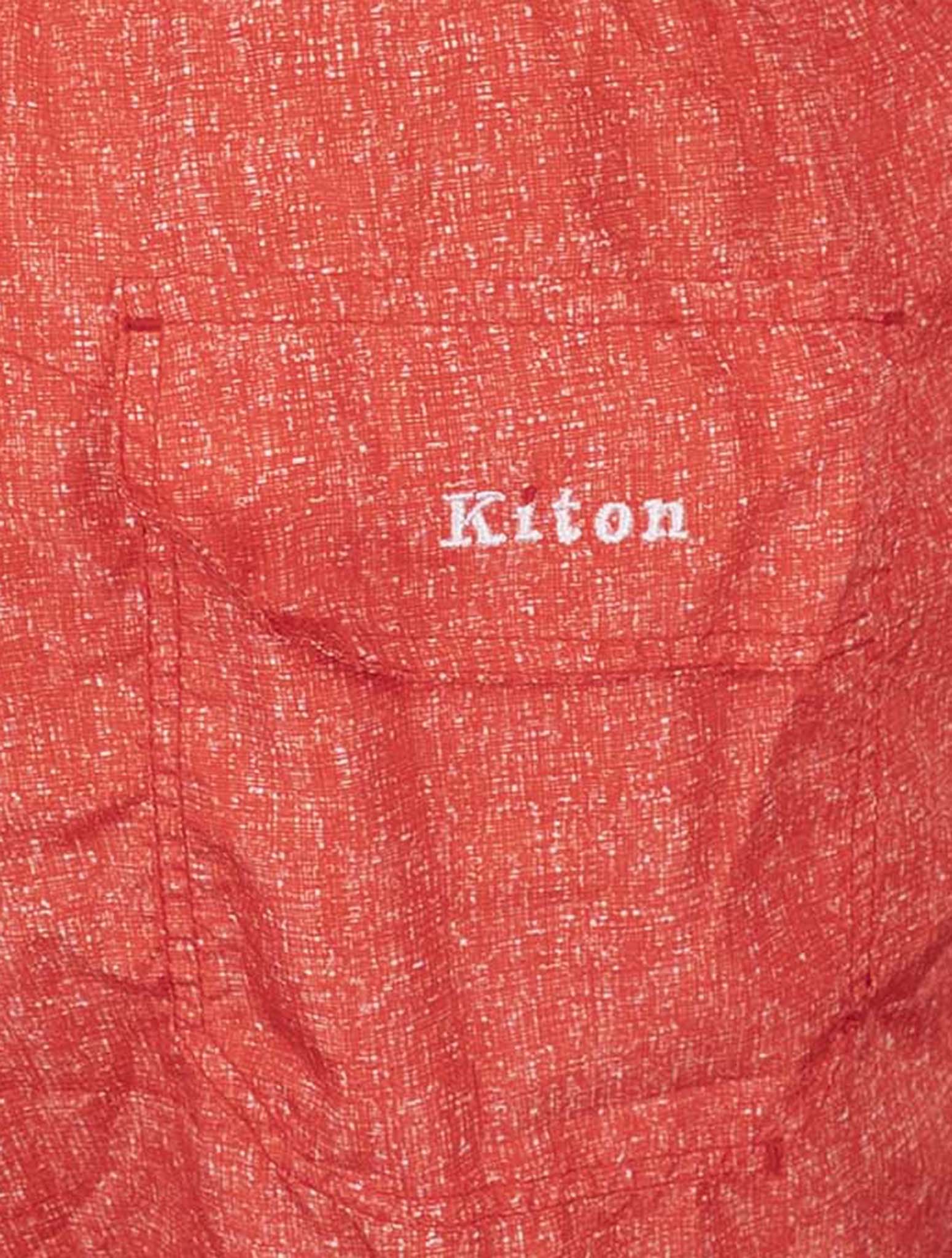 Kiton Red Pl Swim Trunks