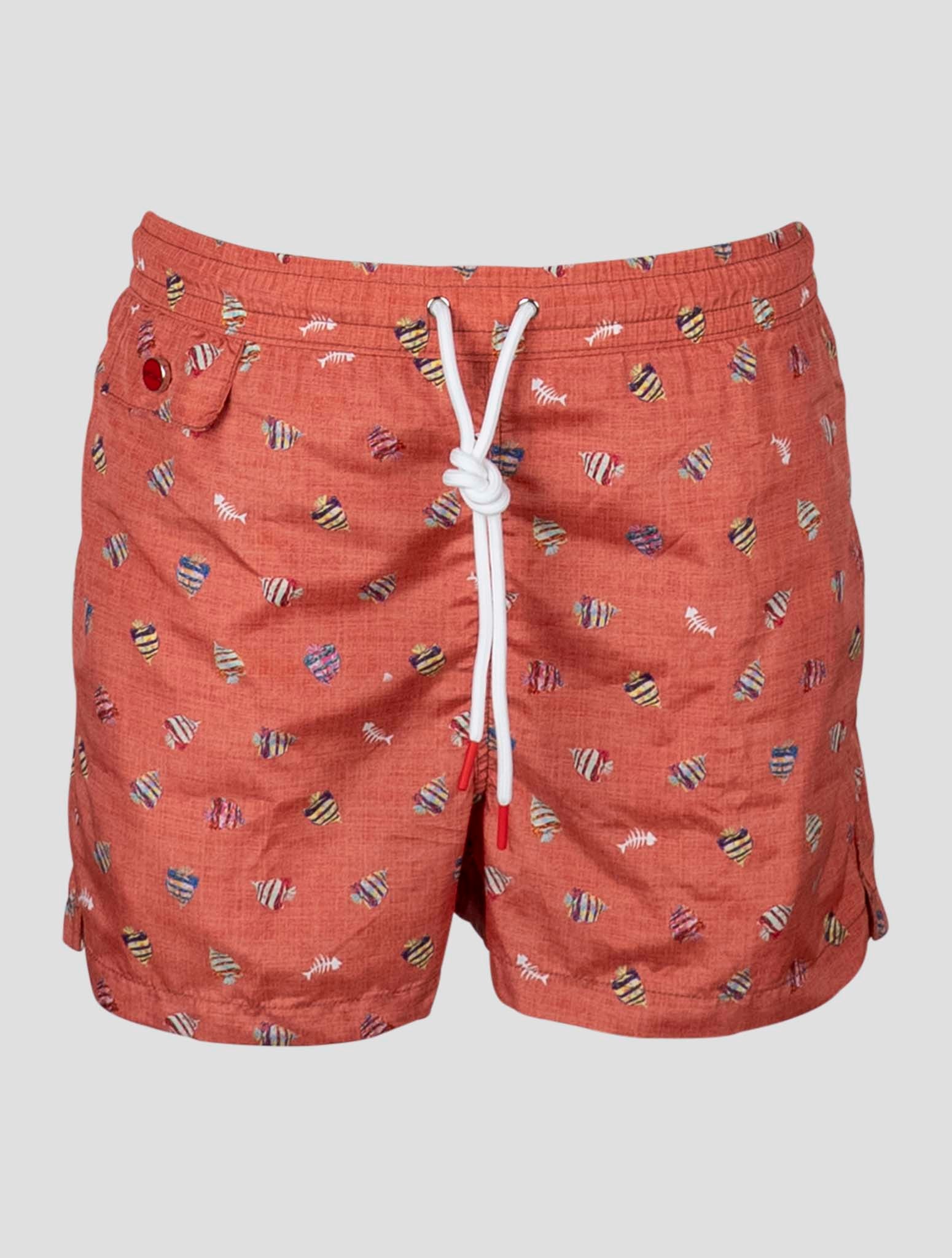 Kiton Orange Pl Swim Trunks