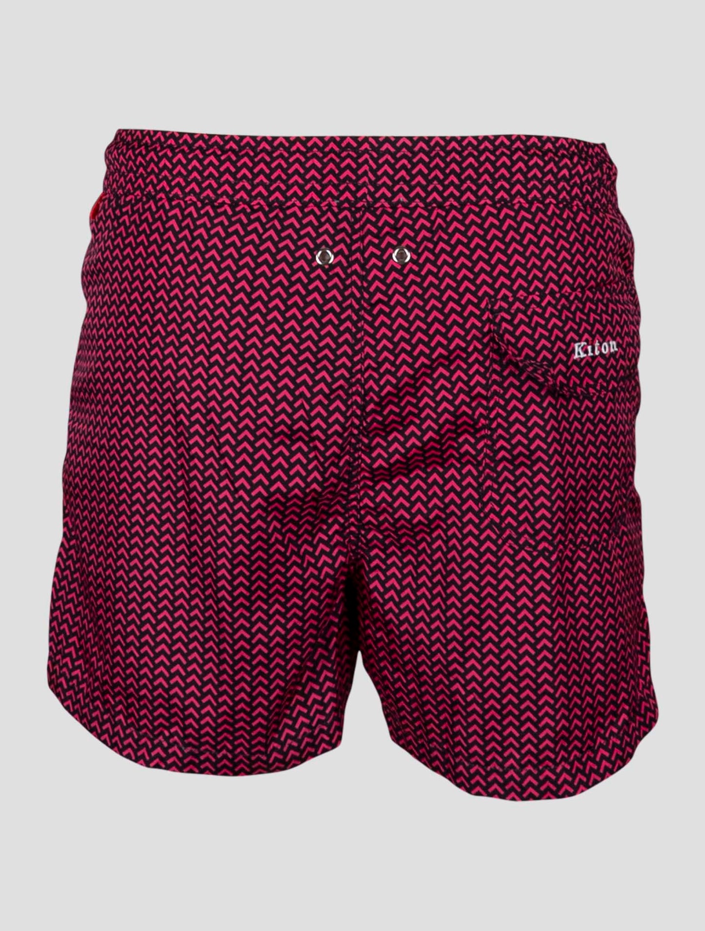 Kiton Black Violet Pl Swim Trunks