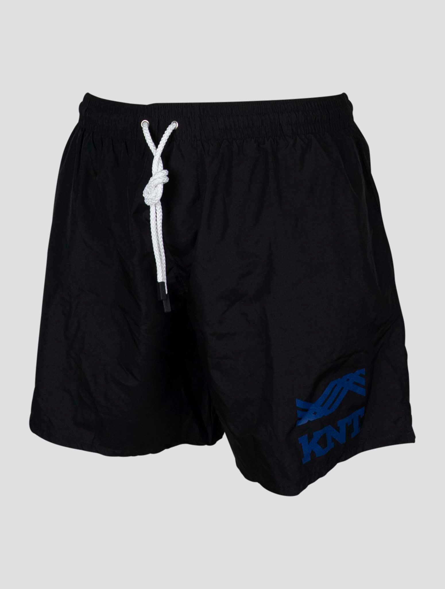 Kiton Knt Black Pl Swim Trunks