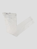 Kiton White Cotton Ea Jeans