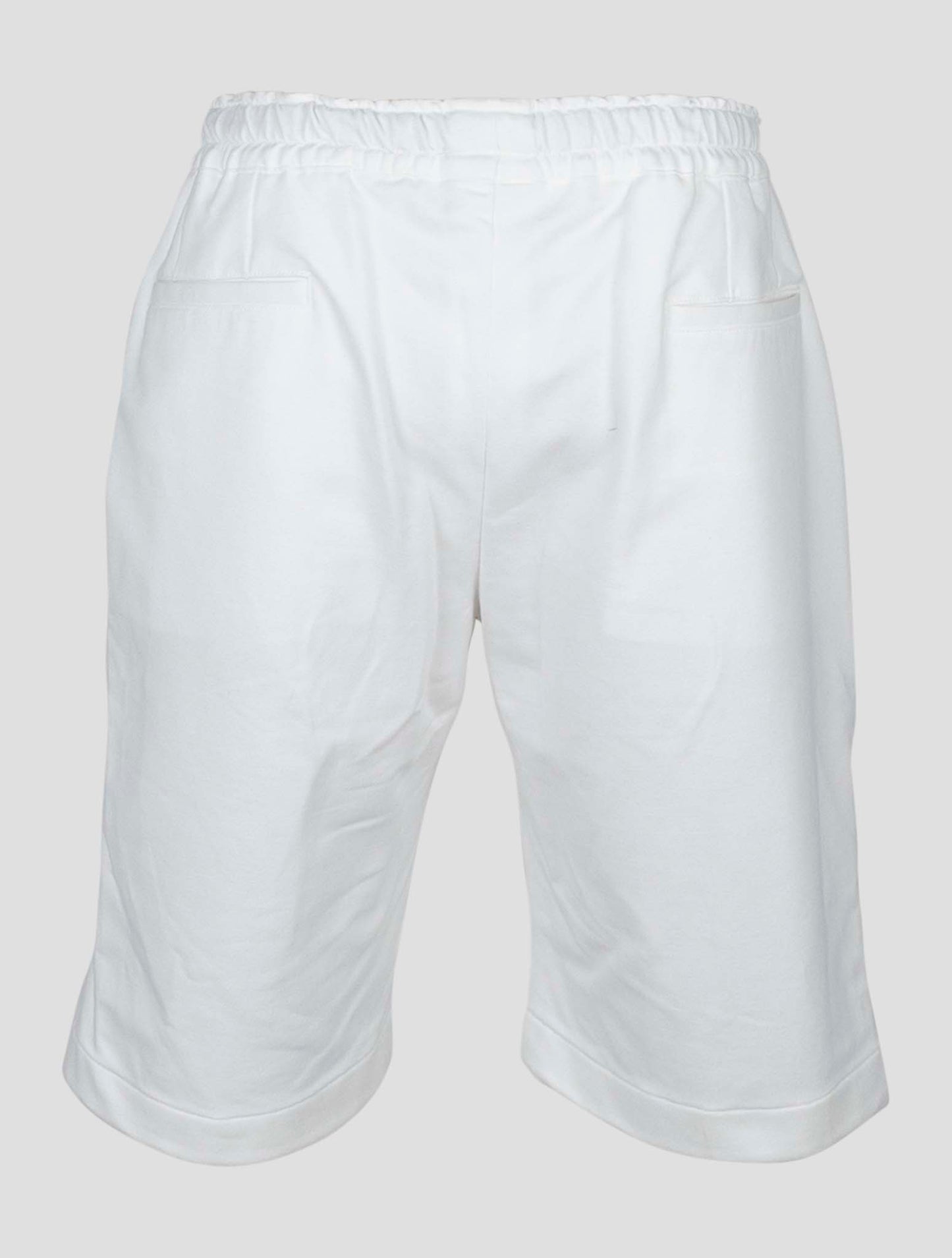 Kiton White Cotton Ea Short Pants