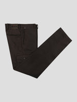 Kiton Brown Cotton Ea Cargo Pants