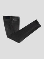 Kiton Gray Cotton Ea Jeans
