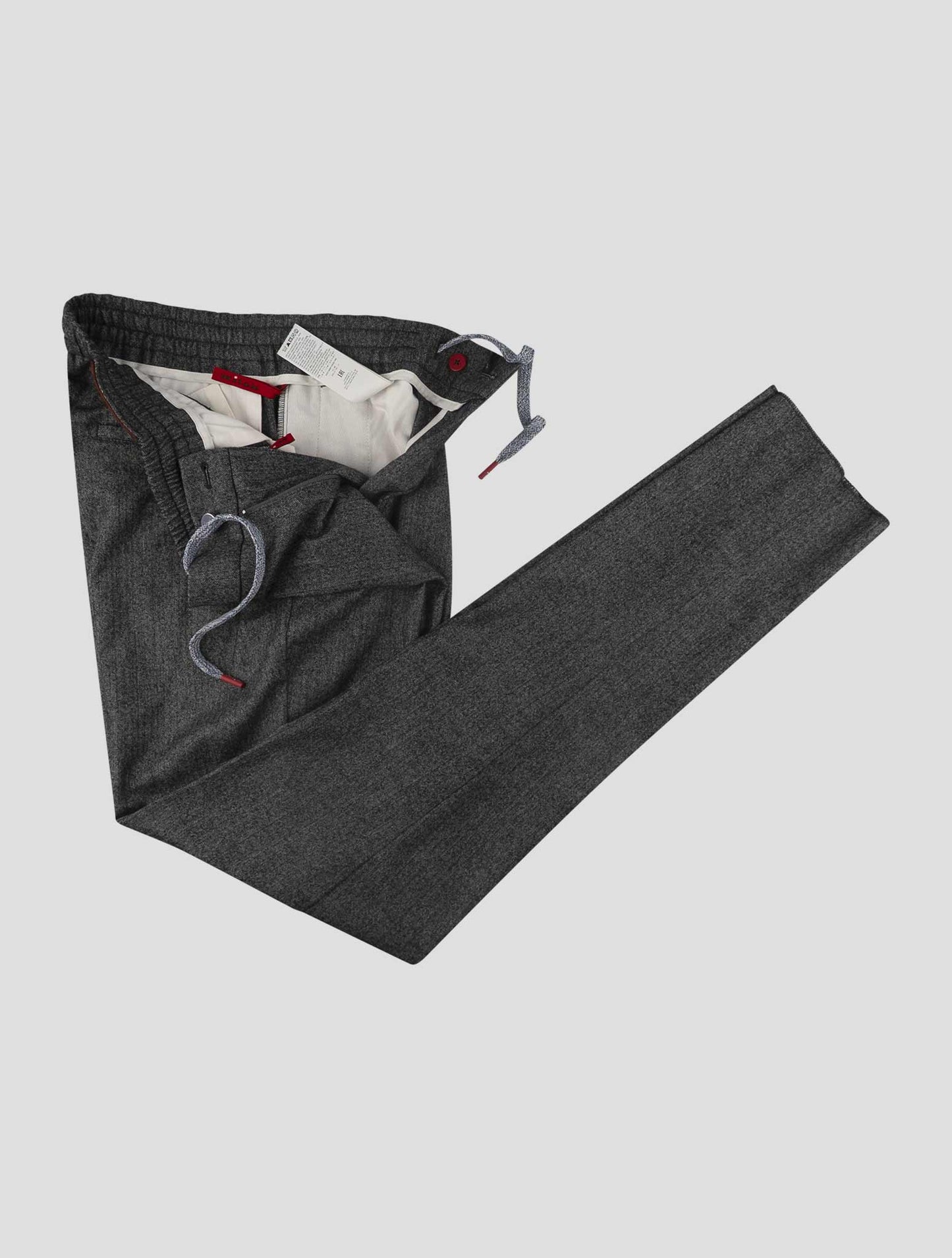 Kiton Gray Cotton Cashmere Ea Pants