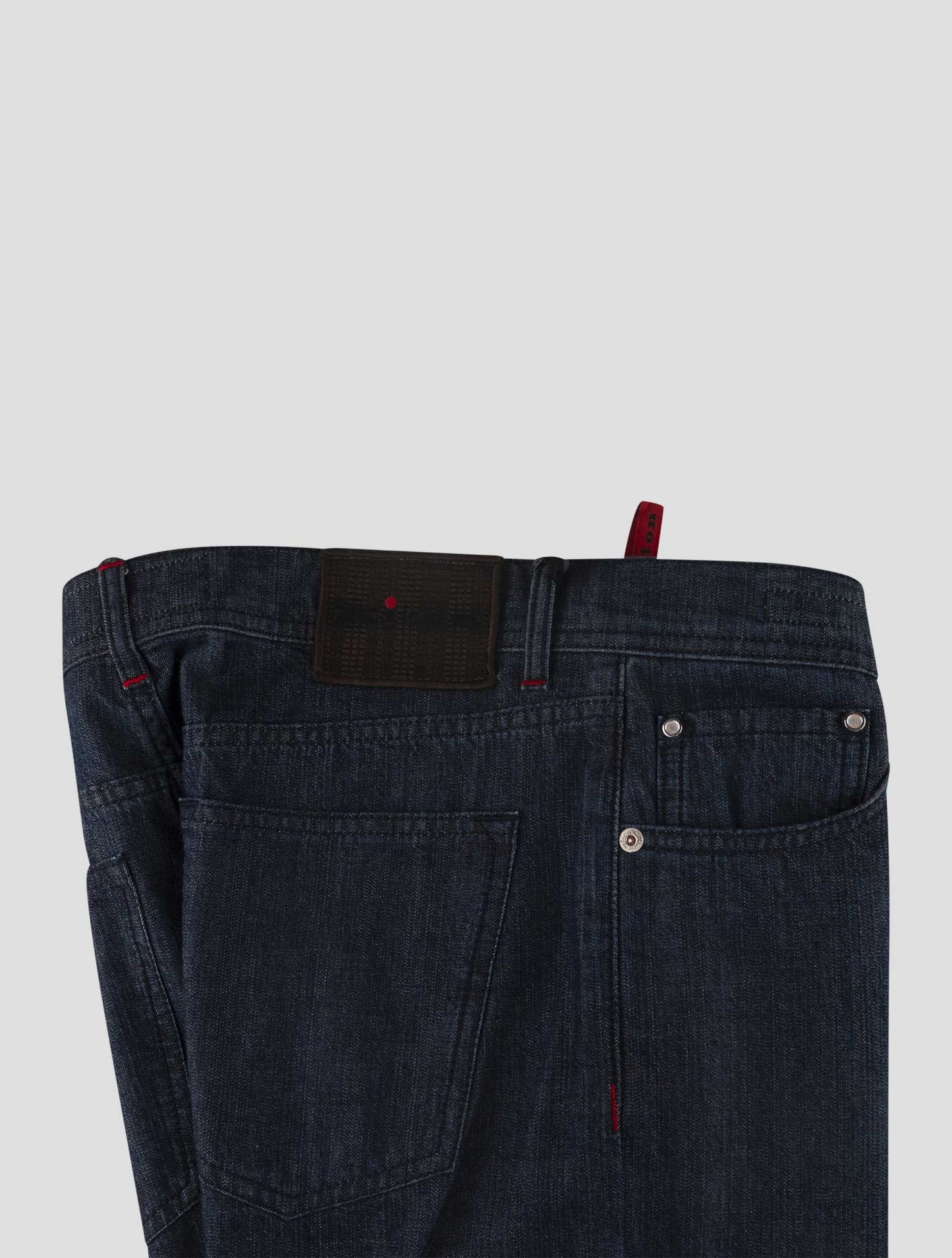 Kiton Blue Cotton Ea Jeans