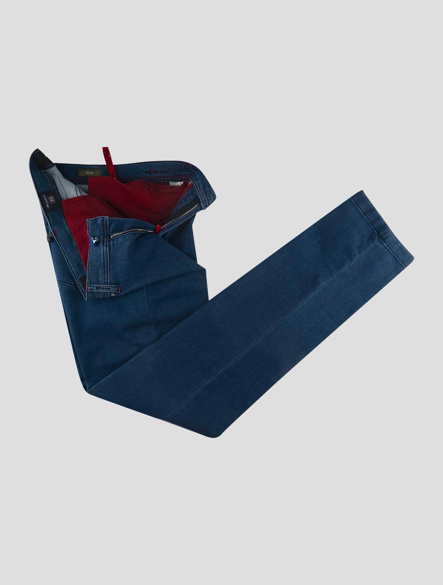 Kiton Blue Cotton Ea Jeans