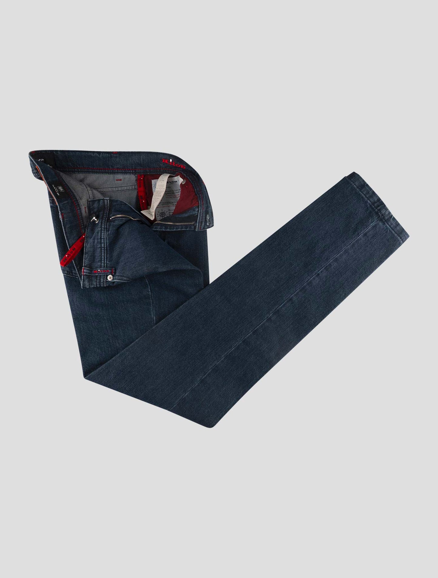 Kiton Blue Cotton Ea Jeans