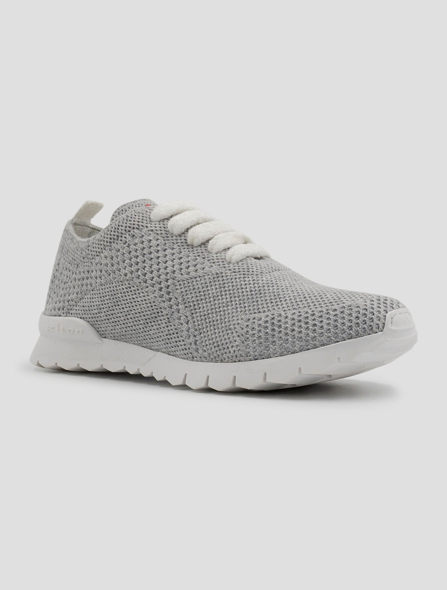 Kiton Gray Cashmere Pl Sneakers Women