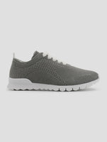 Kiton Gray Cashmere Pl Sneakers Women