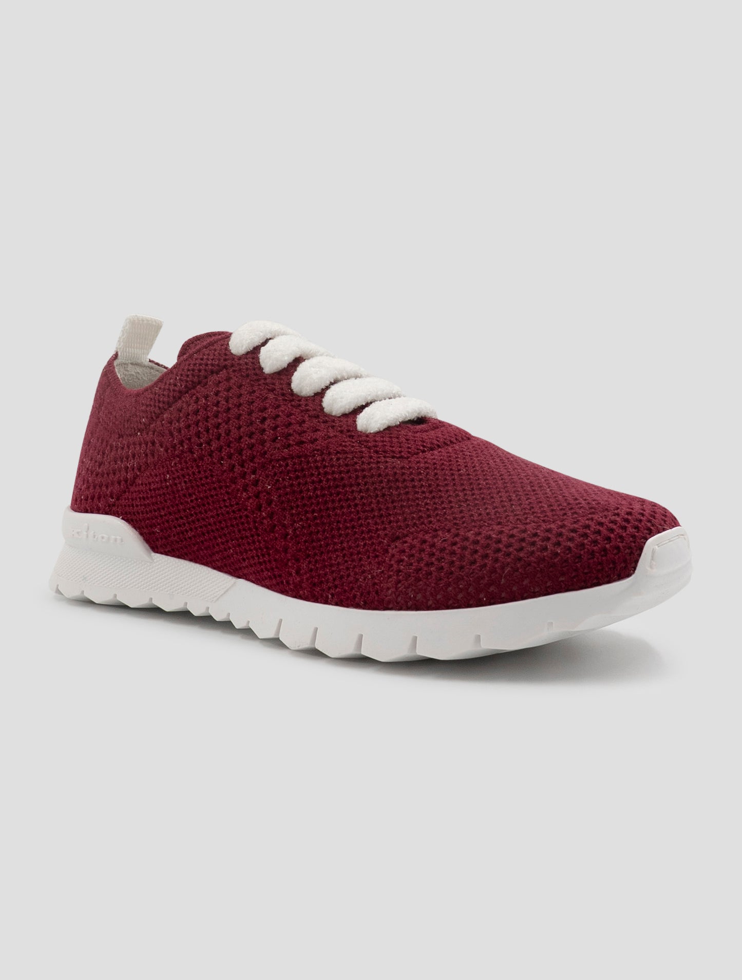 Kiton Red Cashmere Pl Sneakers Women