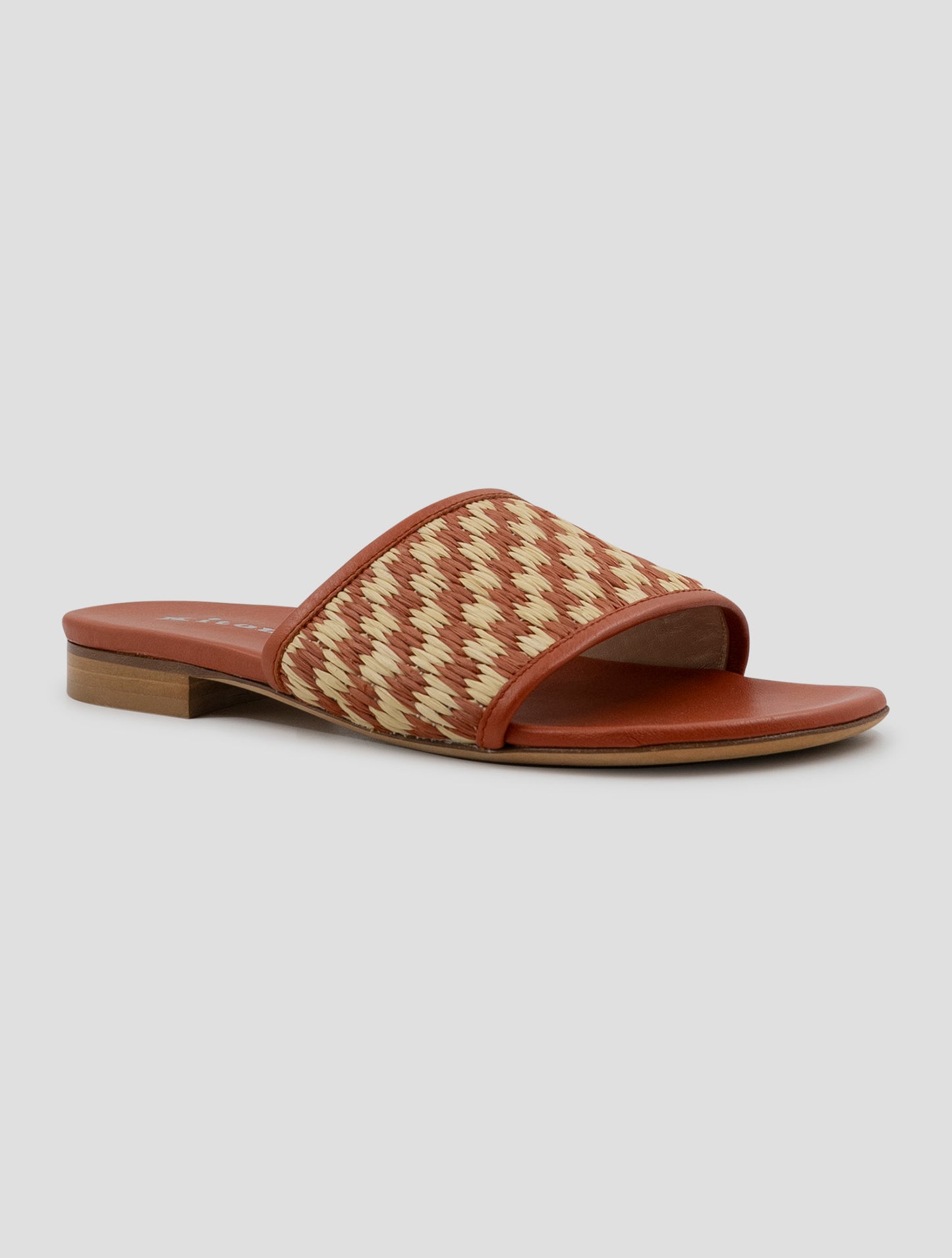 Kiton Brown Beige Viscose Cotton Leather Sandals Women