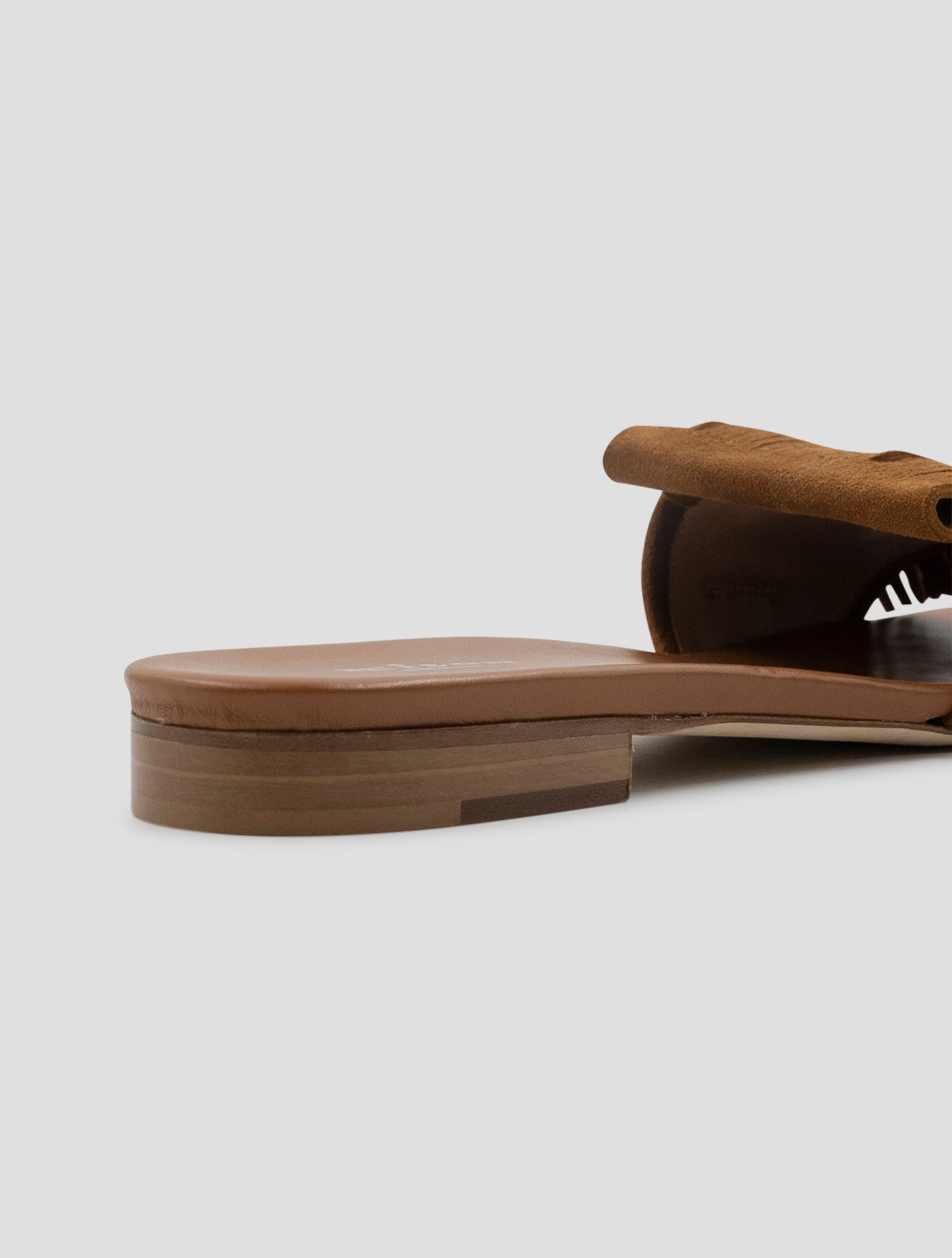 Kiton Brown Leather Suede Sandals Women