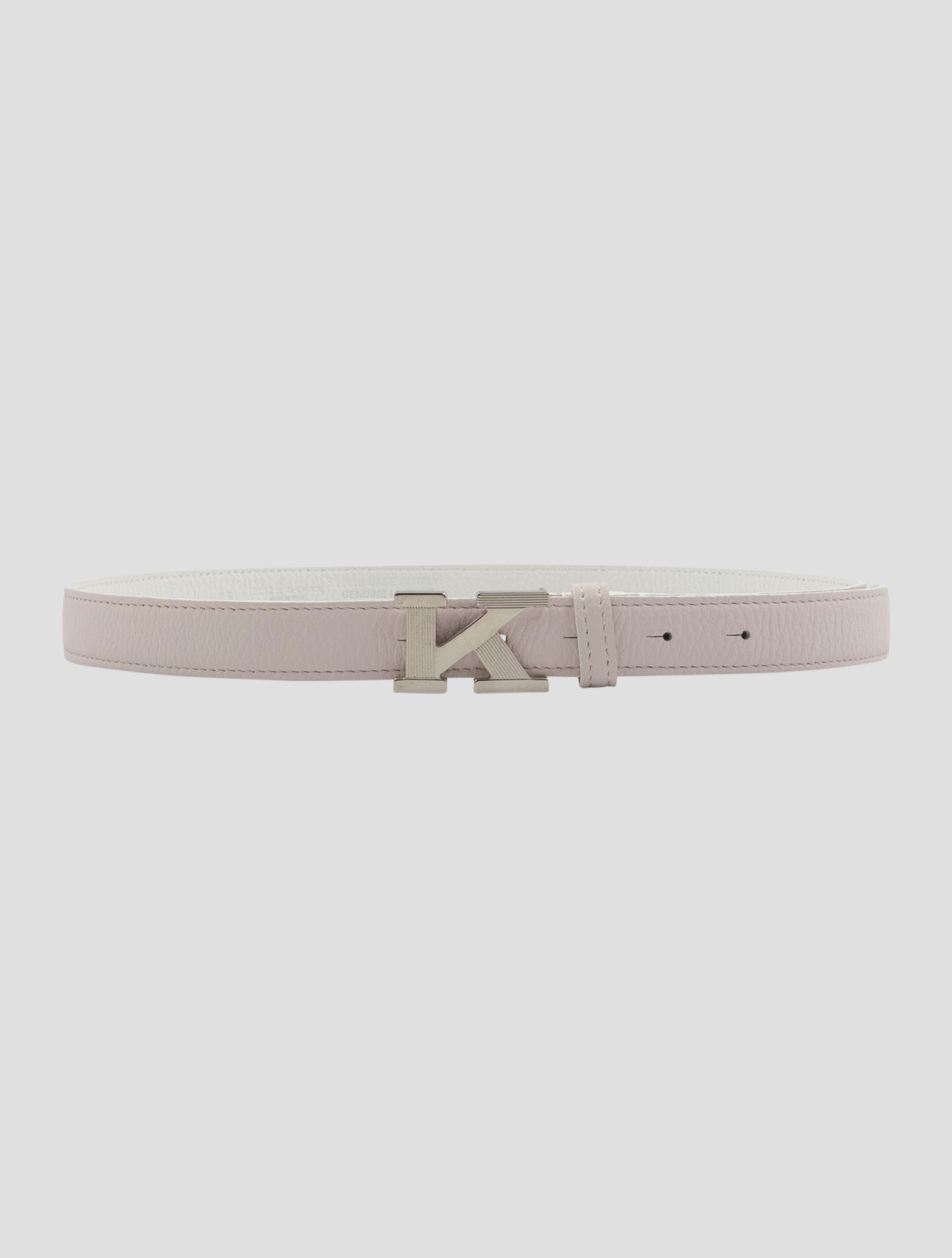 Kiton Pink Leather Deer Belt Women