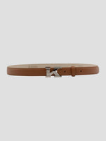 Kiton Brown Leather Belt Women