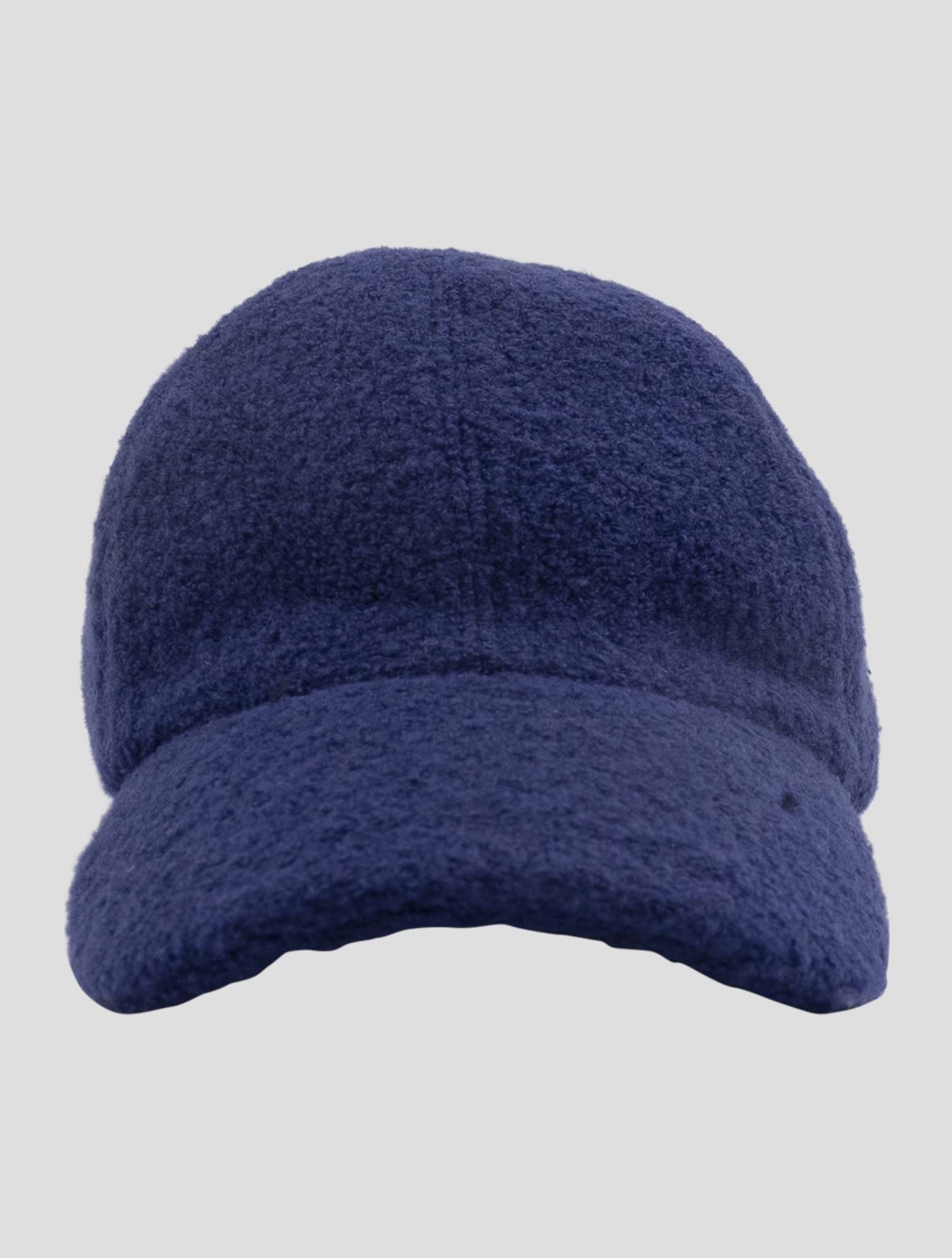 Kiton Blue Wool Baseball Cap Women